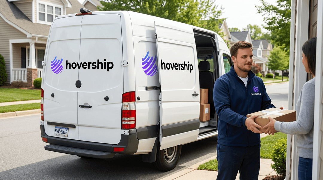 Hovership delivery van